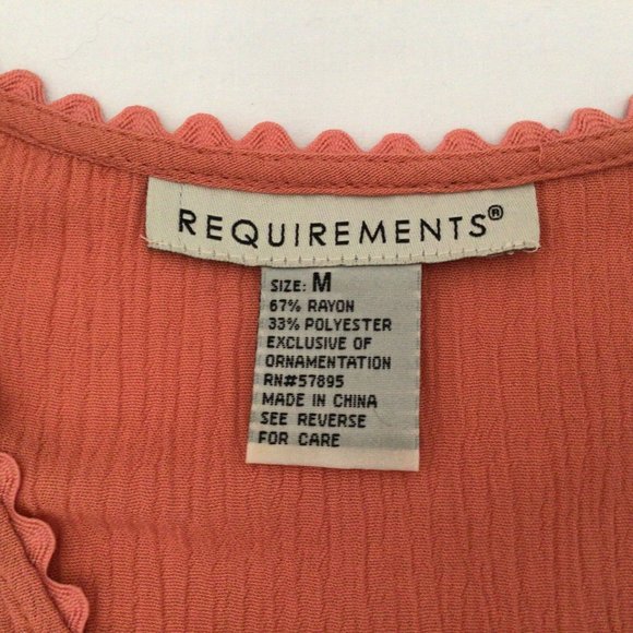 Requirements - orange/rust brown skirt and top set with matching earrings - Picture 13 of 15